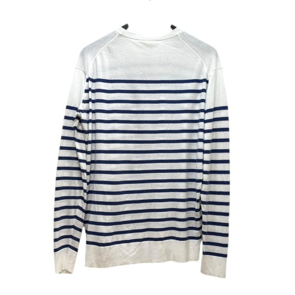 MUSE de Deuxieme Classe ボーダーコットンニット FF OVER PULLOVER 22-080-520-4071-1-0 古着・中古-2枚目のアイテム画像