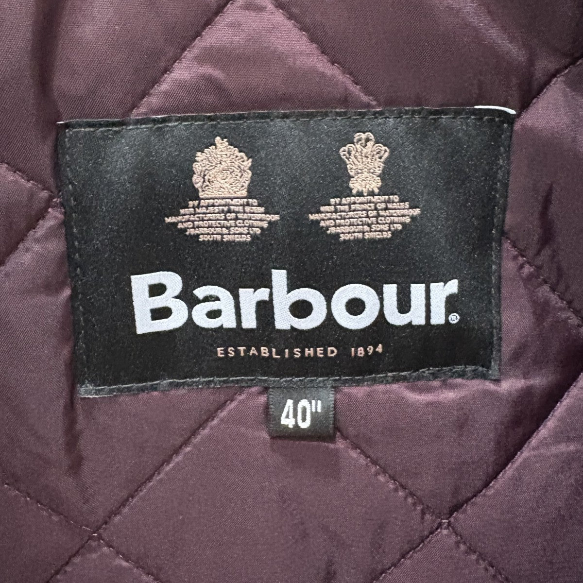 Barbour SPEY キルティング ブルゾン242MQU1802 古着・中古-6枚目のアイテム画像