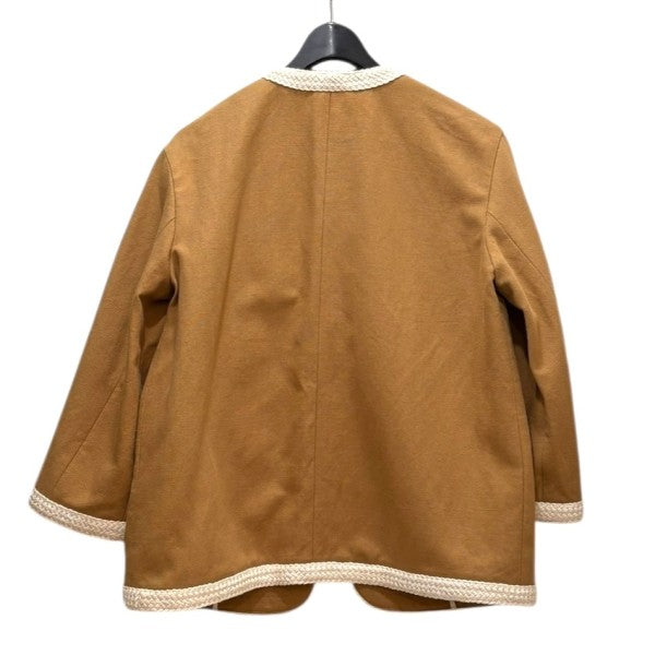 DES PRES(デプレ) コットンリネンキャンバス クルーネックジャケット