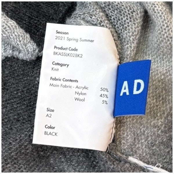 ADER error グラデーションニットBKASSLK02BK2 古着・中古-6枚目のアイテム画像