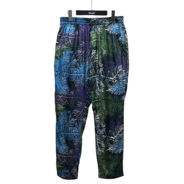 BANANATIME TAPERED 2 PANTS TROPICAL SUNSET シルクイージーパンツ21-100-10 古着・中古-1枚目のアイテム画像