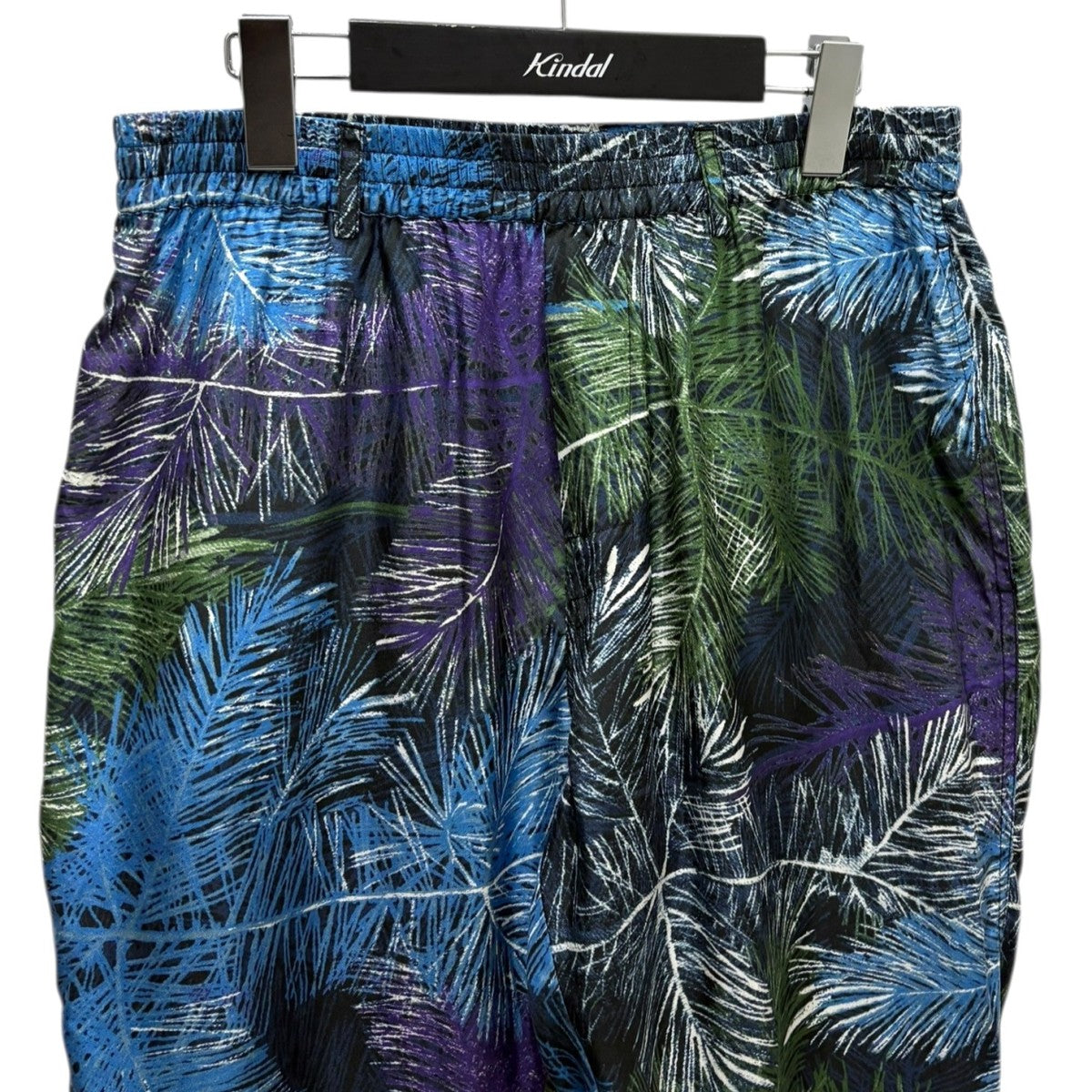 BANANATIME TAPERED 2 PANTS TROPICAL SUNSET シルクイージーパンツ21-100-10 古着・中古-3枚目のアイテム画像