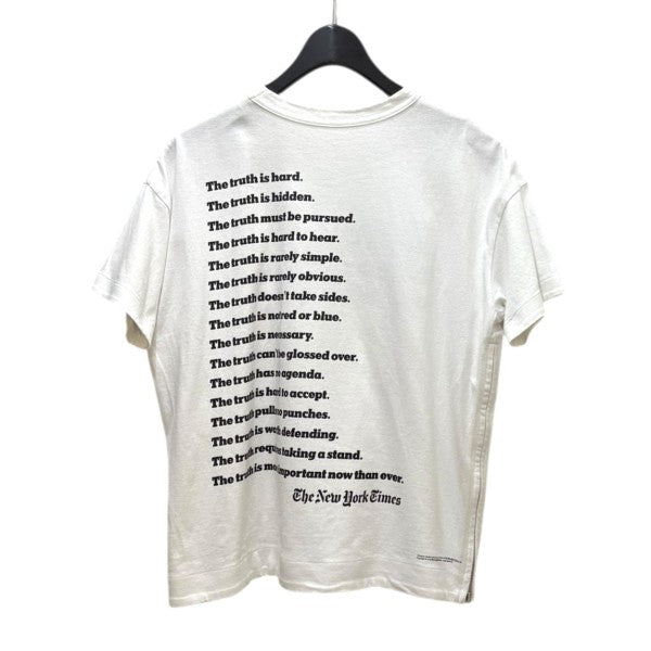 sacai(サカイ) NEW YORK TIMES Truth TEE18-04000 18-04000