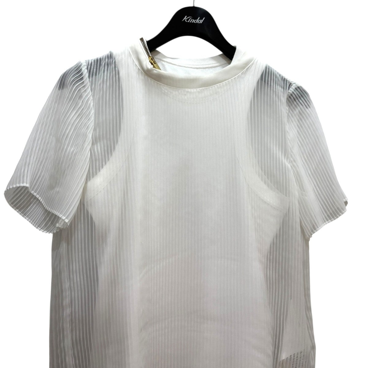 sacai Chiffon x Cotton Jersey T20-04890 古着・中古-3枚目のアイテム画像
