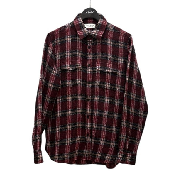Saint Laurent Paris(サンローランパリ) ウールチェックシャツ529373