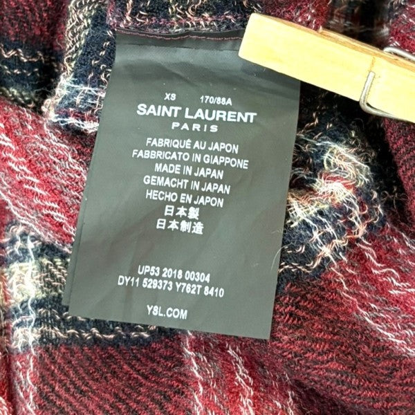 Saint Laurent Paris(サンローランパリ) ウールチェックシャツ529373