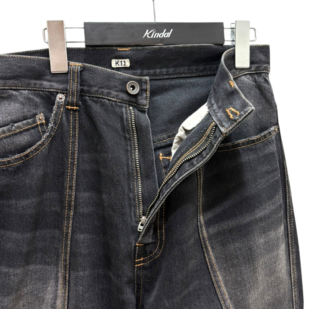 KHOKI(コッキ) 3D cutting denim pantsデニムパンツ24FW-P-05