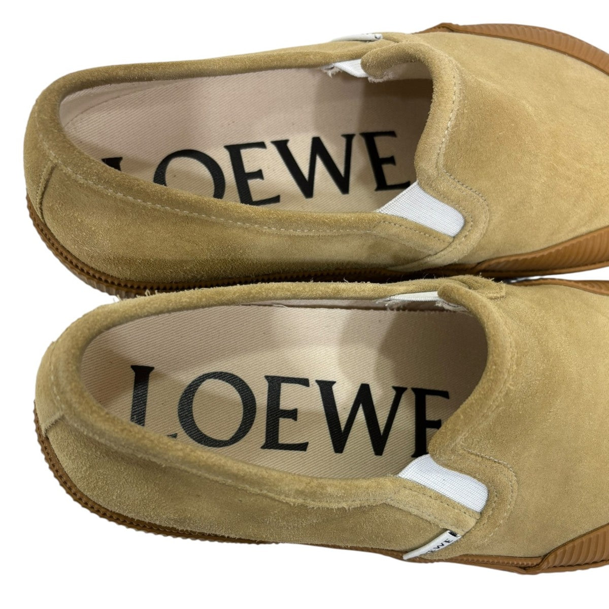 お買い得!!★ ロエベ ★ カンポ ミュール 45 LOEWE(ロエベ) Terra Vulcaスリッポン822401 822401 ベージュ