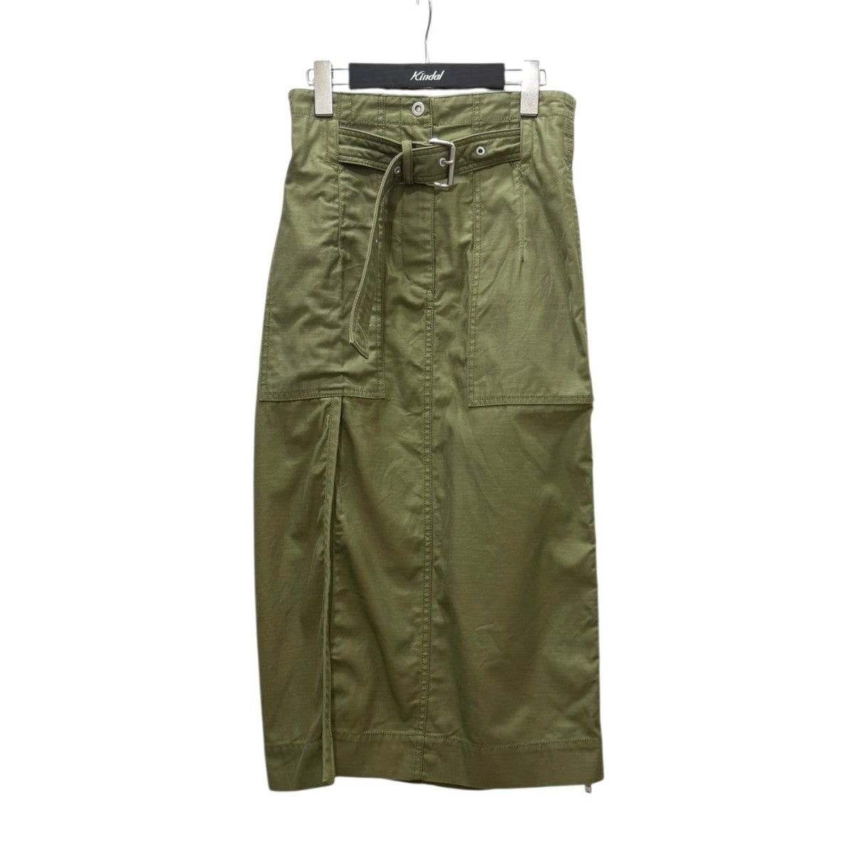 3.1 Phillip Lim カジュアルパンツ オリーブグリーン 3．1 phillip lim(スリーワンフィリップリム) ベルテッドタック