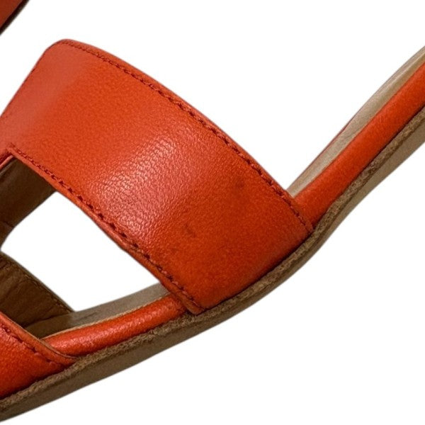 【正規品】HERMES エルメス オアジス 37 オレンジ HERMES(エルメス) OASIS オアジス サンダル オレンジ サイズ 36