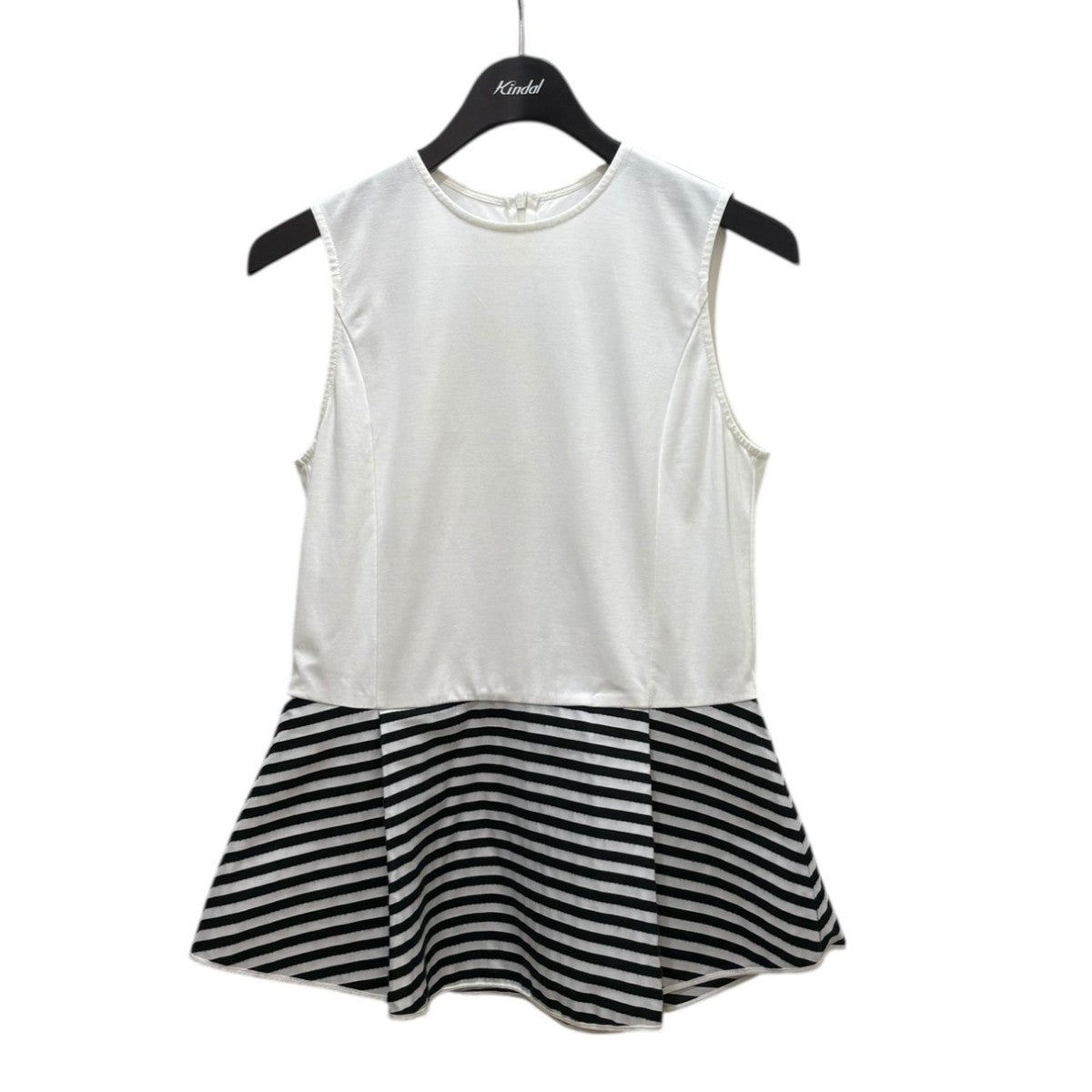 ボーダーズアットバルコニー　ペプラムTシャツ BORDERS at BALCONY/ボーダーズアットバルコニー】PEPLUM WRAP