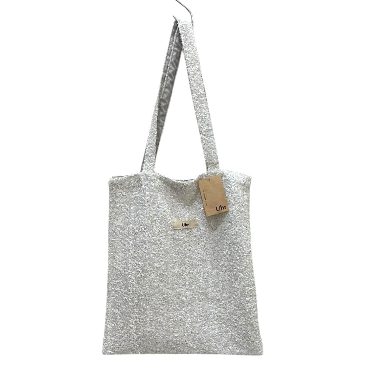 Uhr(ウーア) スパンコールトートバッグ ホワイト｜【公式】カインド