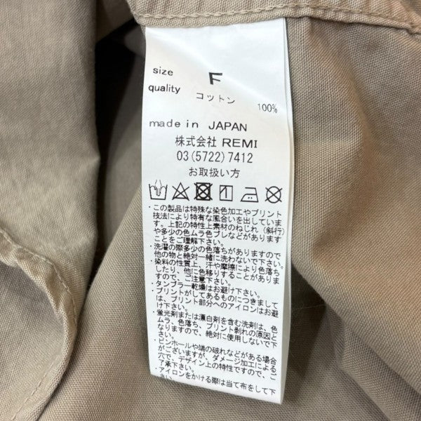 REMI RELIEF×L'Appartement 別注 Chambray シャツ ベージュ｜【公式