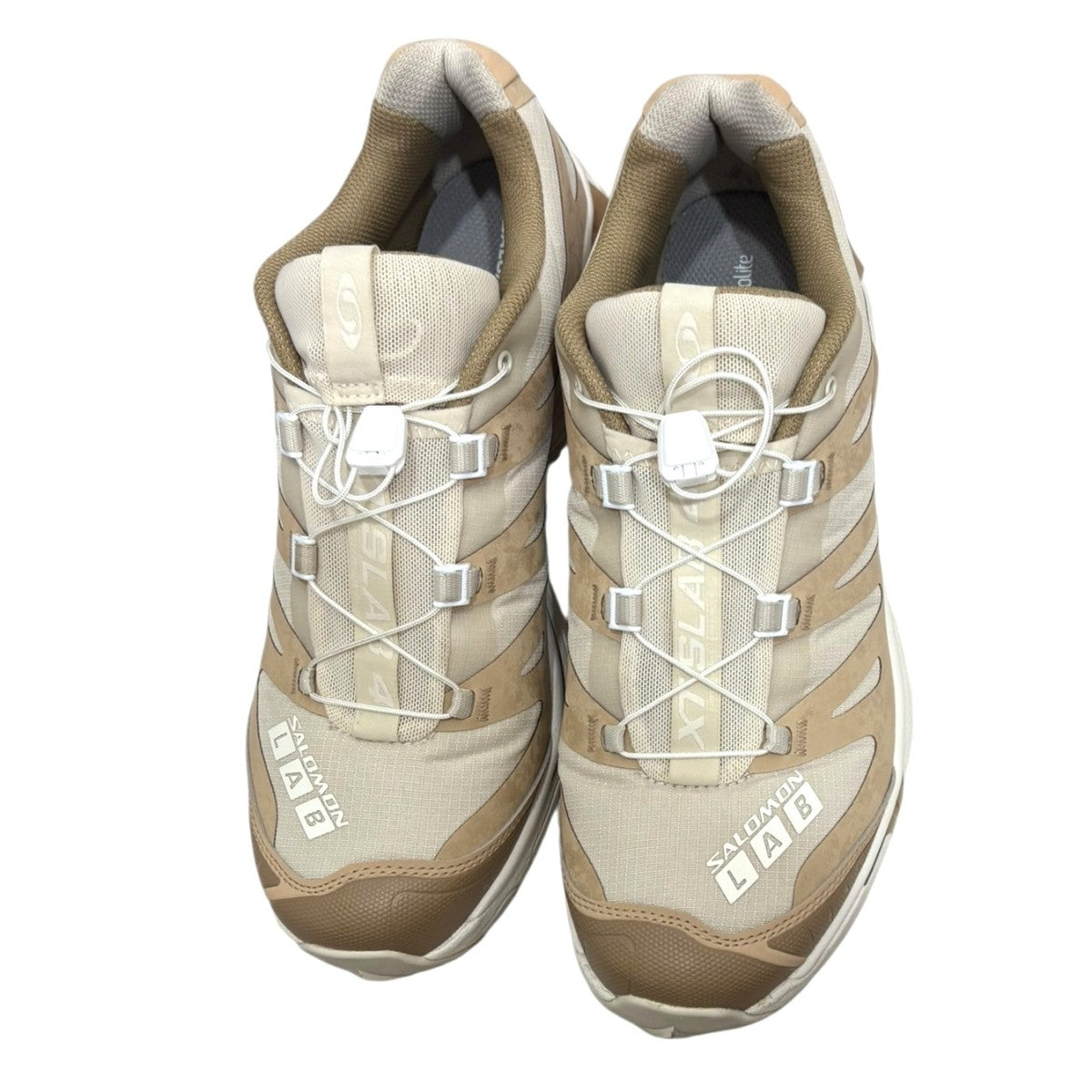 SALOMON 2トーンボディバッグVINTAGE サロモン ベージュxオリーブ SALOMON 2トーンボディバッグVINTAGE サロモン ベージュxオリーブ