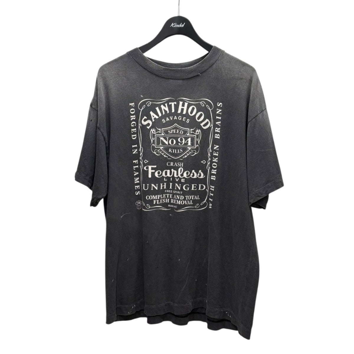 SAINT MICHAEL×NEIGHBORHOOD STHD ． SS TEE FEARLESS25119SMN-CSM03S 古着・中古-1枚目のアイテム画像