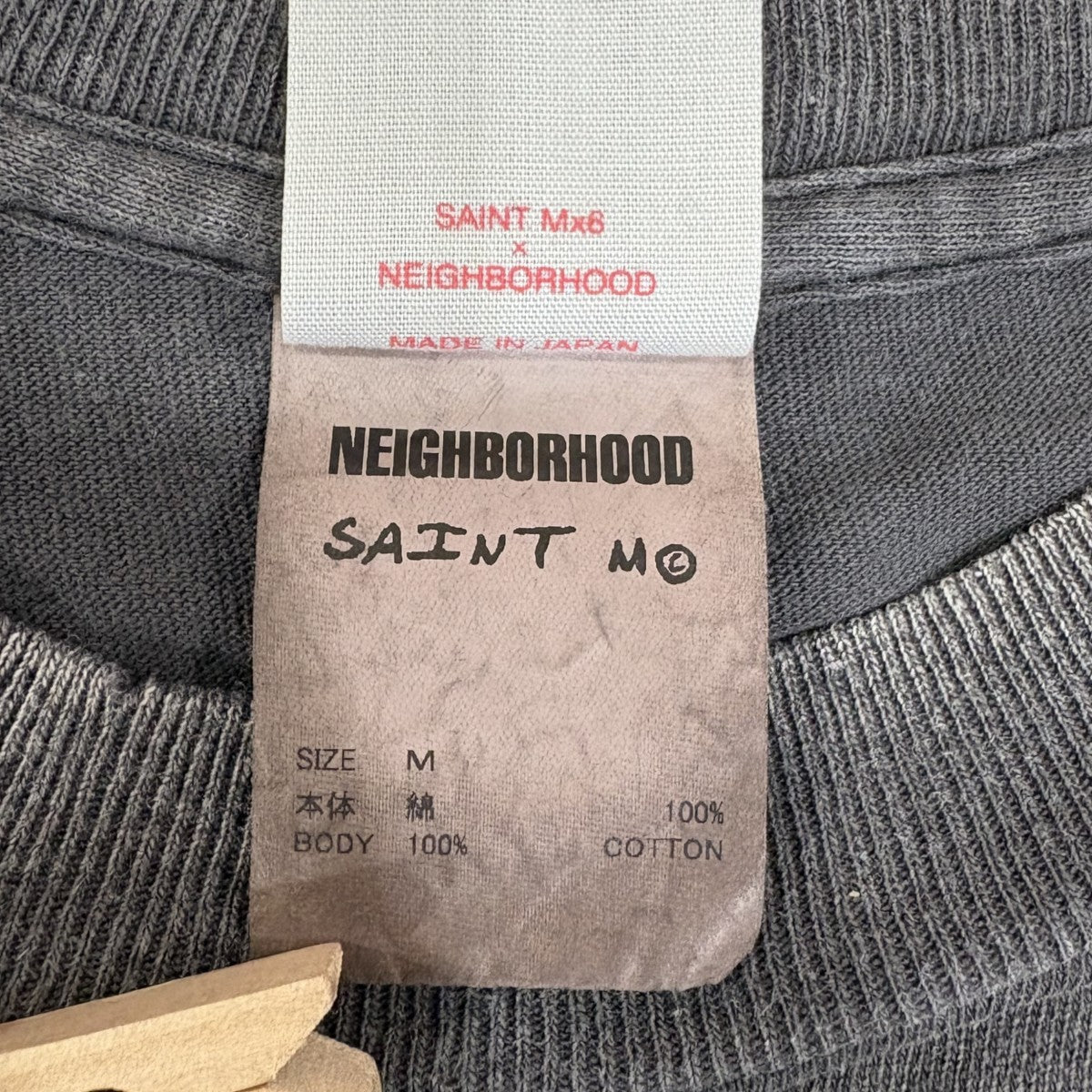 SAINT MICHAEL×NEIGHBORHOOD STHD ． SS TEE FEARLESS25119SMN-CSM03S 古着・中古-7枚目のアイテム画像