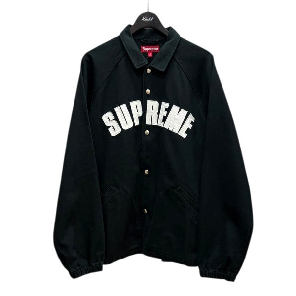Supreme Arc Denim Coaches Jacket Black 古着・中古-1枚目のアイテム画像