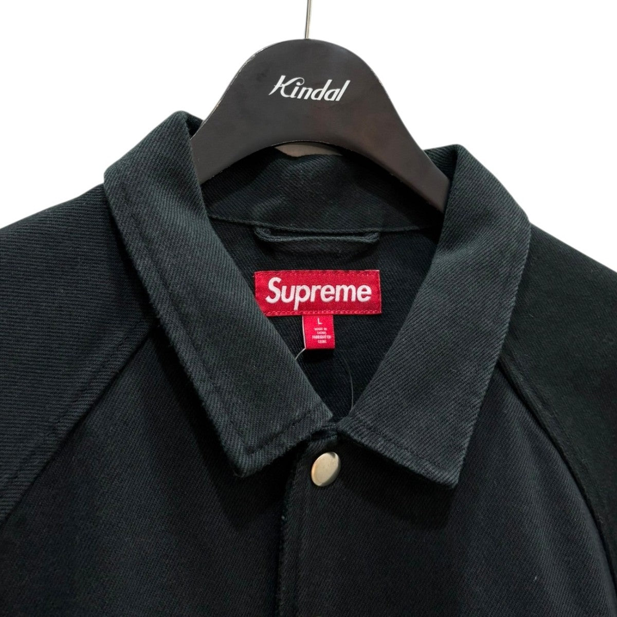 Supreme Arc Denim Coaches Jacket Black 古着・中古-3枚目のアイテム画像