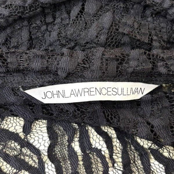 JOHN LAWRENCE SULLIVAN Uneven lace zip-up hoodie 古着・中古-5枚目のアイテム画像