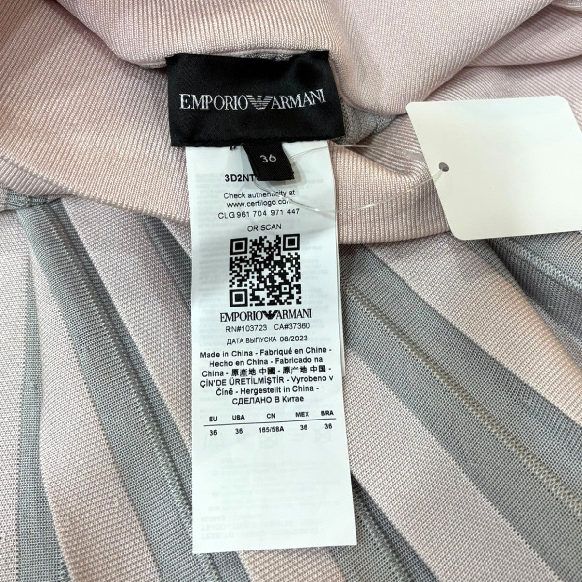 エンポリオアルマーニ　豪華ふりるスカート　ピンク　プリーツ　サイズ38 エンポリオ アルマーニEMPORIO ARMANI コットンポリストレッチ