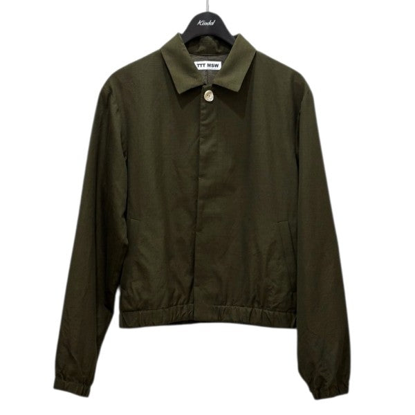 TTT MSW(ティーモダンストリートウエア) ジップアップショートブルゾン