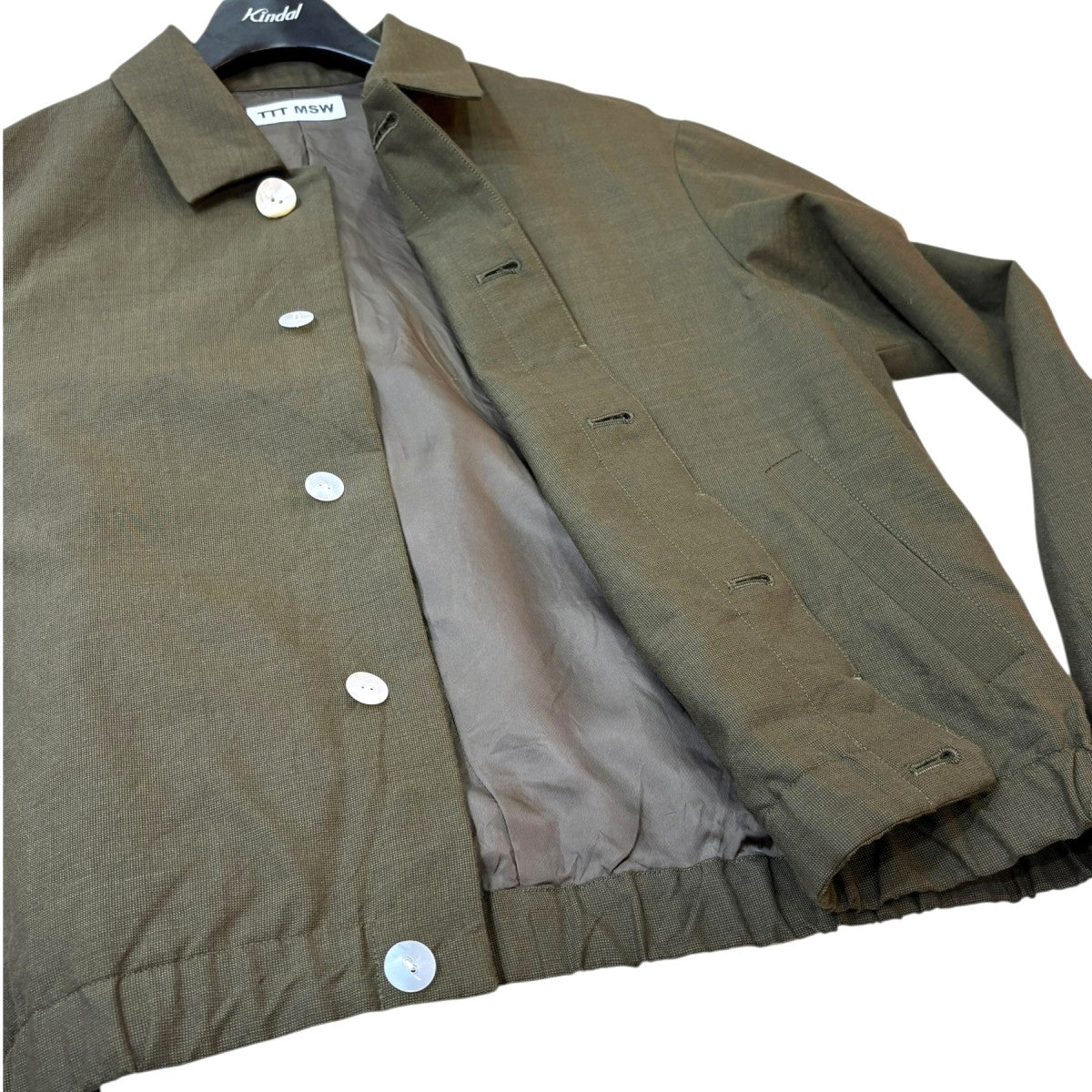 TTT MSW(ティーモダンストリートウエア) ジップアップショートブルゾン