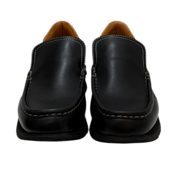 Hermesエルメス黒いスクエアトゥローファー36.5 Hermesエルメス黒いスクエアトゥローファー36.5