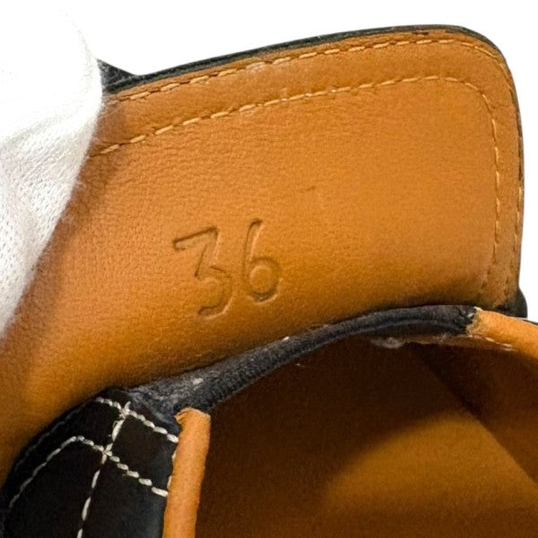 HERMES(エルメス) ターボ ローファースニーカー ブラック サイズ