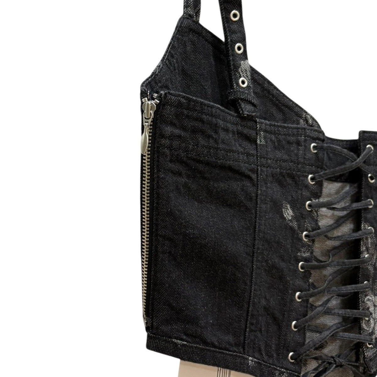 FETICO×STUDIOUS 別注ROSE DENIM BUSTIER デニムビスチェ FTC252-0120 古着・中古-3枚目のアイテム画像