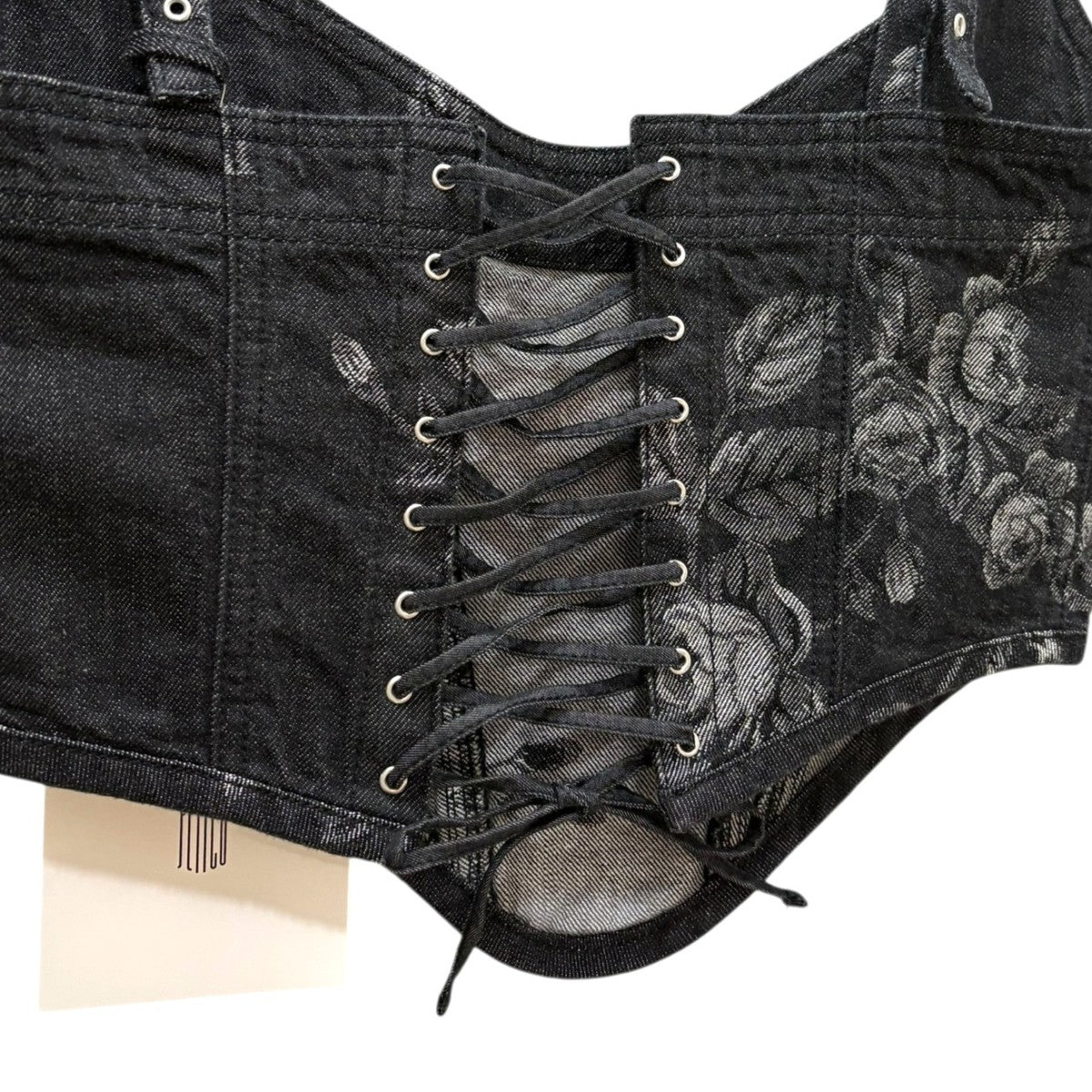 FETICO×STUDIOUS 別注ROSE DENIM BUSTIER デニムビスチェ FTC252-0120 古着・中古-4枚目のアイテム画像