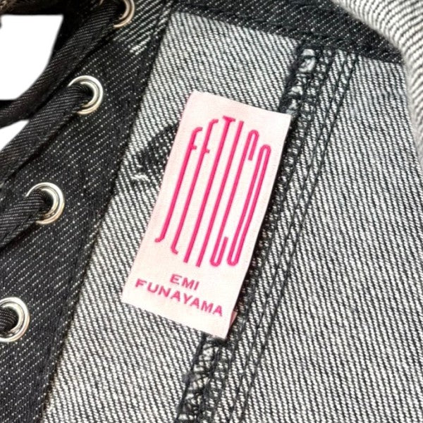 FETICO×STUDIOUS 別注ROSE DENIM BUSTIER デニムビスチェ FTC252-0120 古着・中古-5枚目のアイテム画像