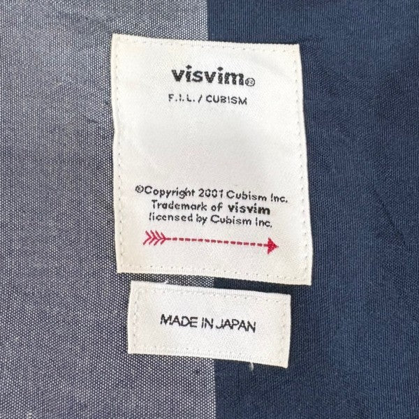 VISVIM HARMON SHIRTS S S CHECK 0122105011015 シルク半袖チェックシャツ 古着・中古-5枚目のアイテム画像