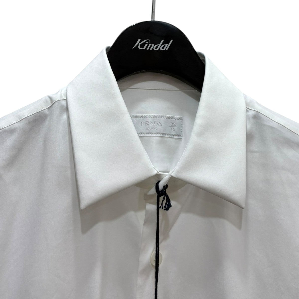 PRADA(プラダ) タイトフィットストレッチドレスシャツ DNA477