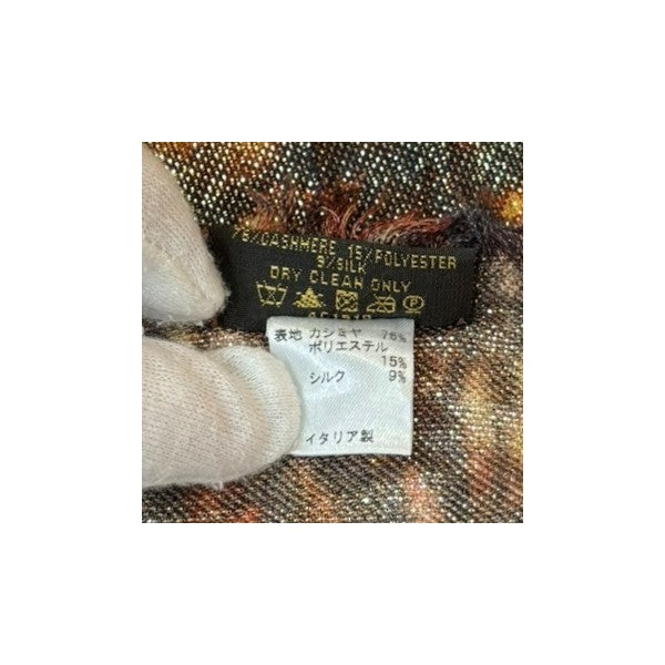 総柄ストール
