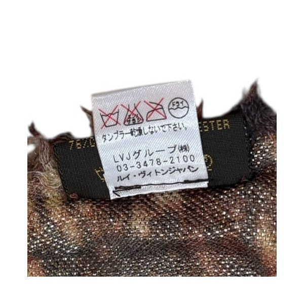 総柄ストール