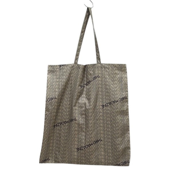 THIRD MAGAZINE(サードマガジン) ロゴエコバッグ ベージュ｜【公式