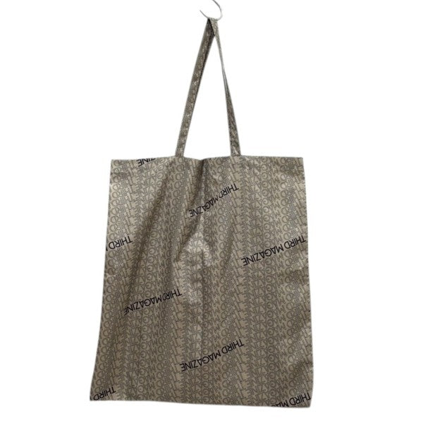 THIRD MAGAZINE(サードマガジン) ロゴエコバッグ ベージュ｜【公式