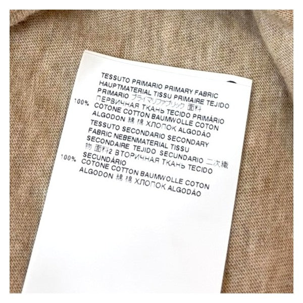 Maison Margiela(メゾンマルジェラ) ロゴ刺繍T ベージュ サイズ