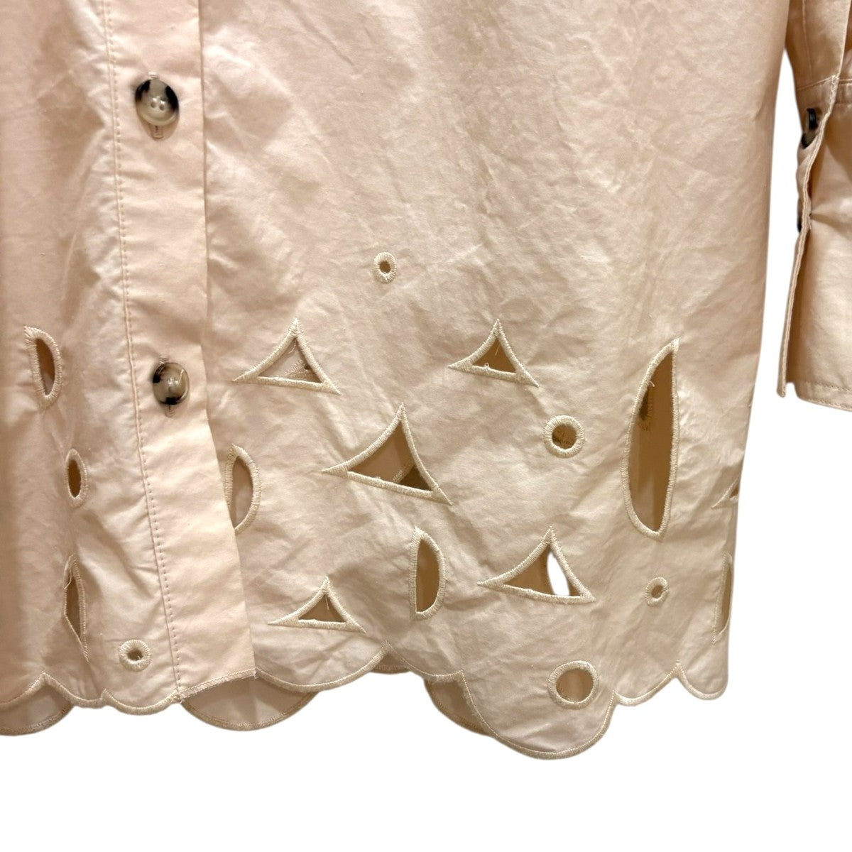 nanushka カットワークシャツジャケット 古着・中古-5枚目のアイテム画像