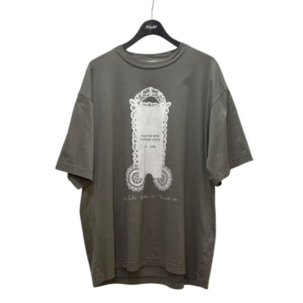 ACNE STUDIOS(アクネストゥディオズ) グラフィックT グレー×カーキ