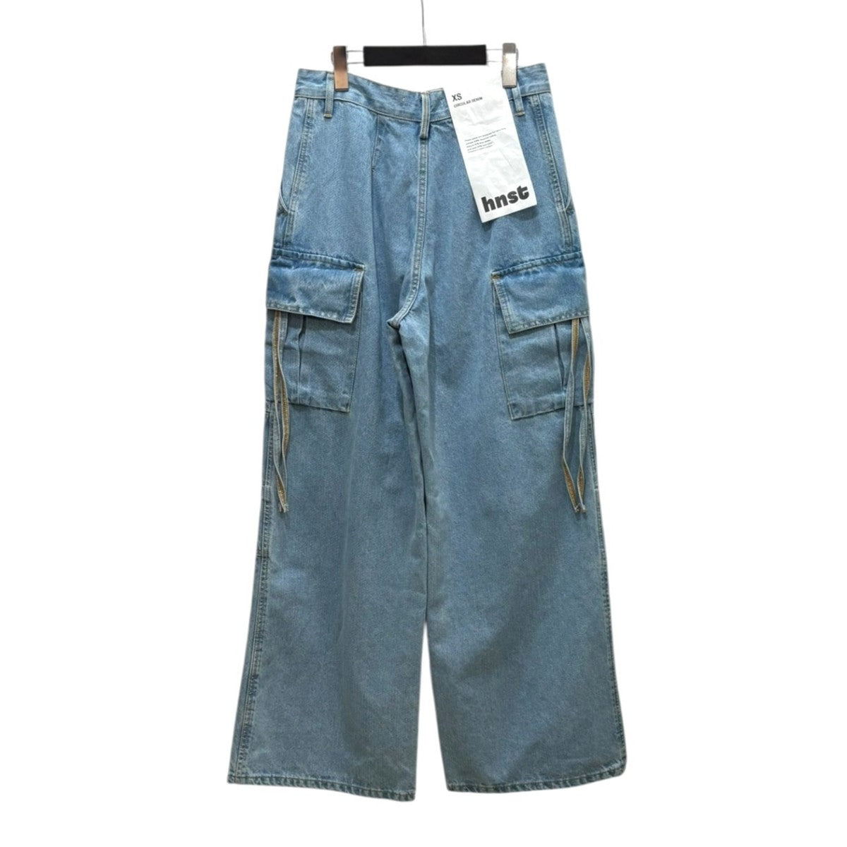 hnst denim cargo pants デニムカーゴパンツ ST042／R004／L001 古着・中古-2枚目のアイテム画像