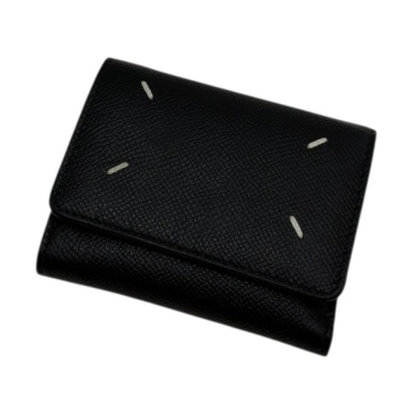 最終値下げ　美品　Margielaマルジェラ三つ折り財布　SA3UI0017 黒 Maison Margiela(メゾンマルジェラ) 3つ折り財布SA3UI0017 SA3UI0017