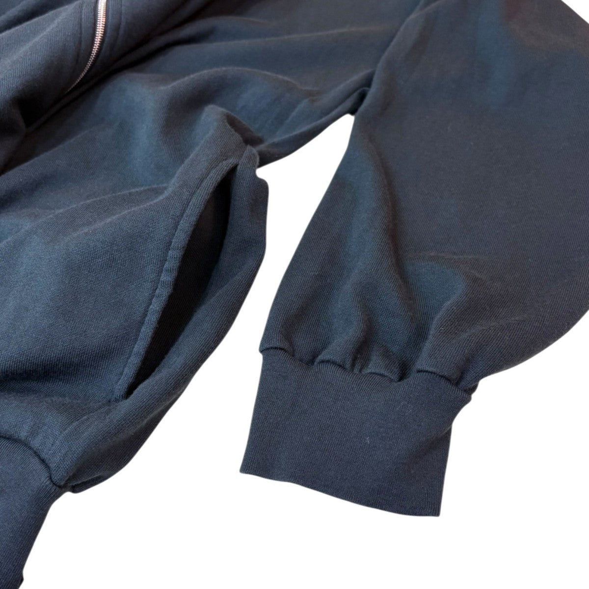 AURALEE(オーラリー) SUPER HIGH GAUGE SWEAT ZIP BLOUSON ブラック