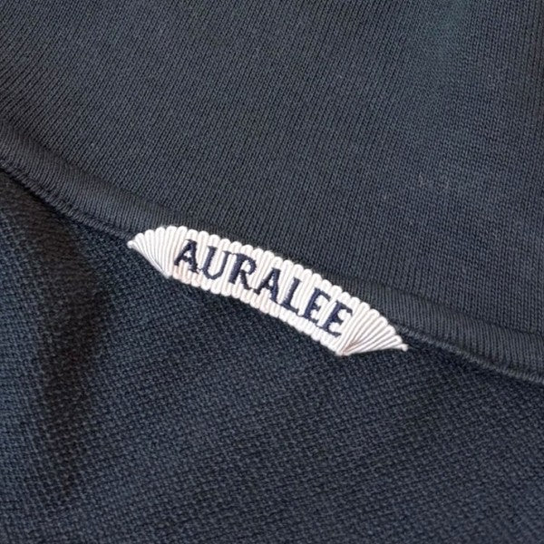 AURALEE(オーラリー) SUPER HIGH GAUGE SWEAT ZIP BLOUSON ブラック