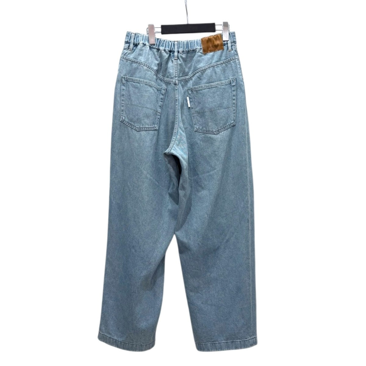 NEON SIGN(ネオンサイン) Wide denim slacks “Used インディゴ サイズ