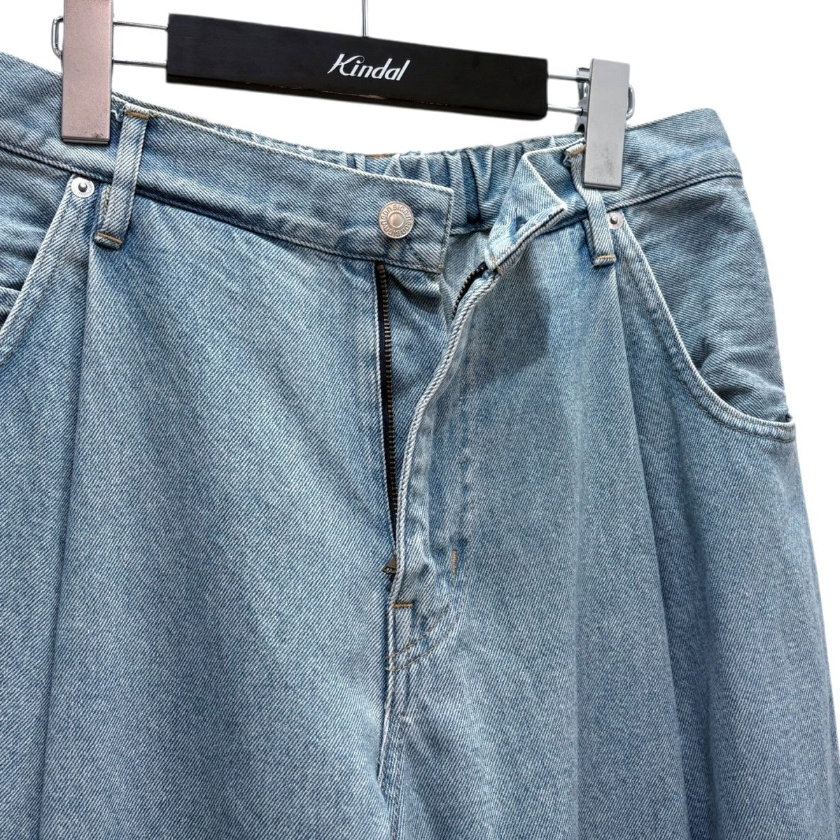 NEON SIGN(ネオンサイン) Wide denim slacks “Used インディゴ サイズ