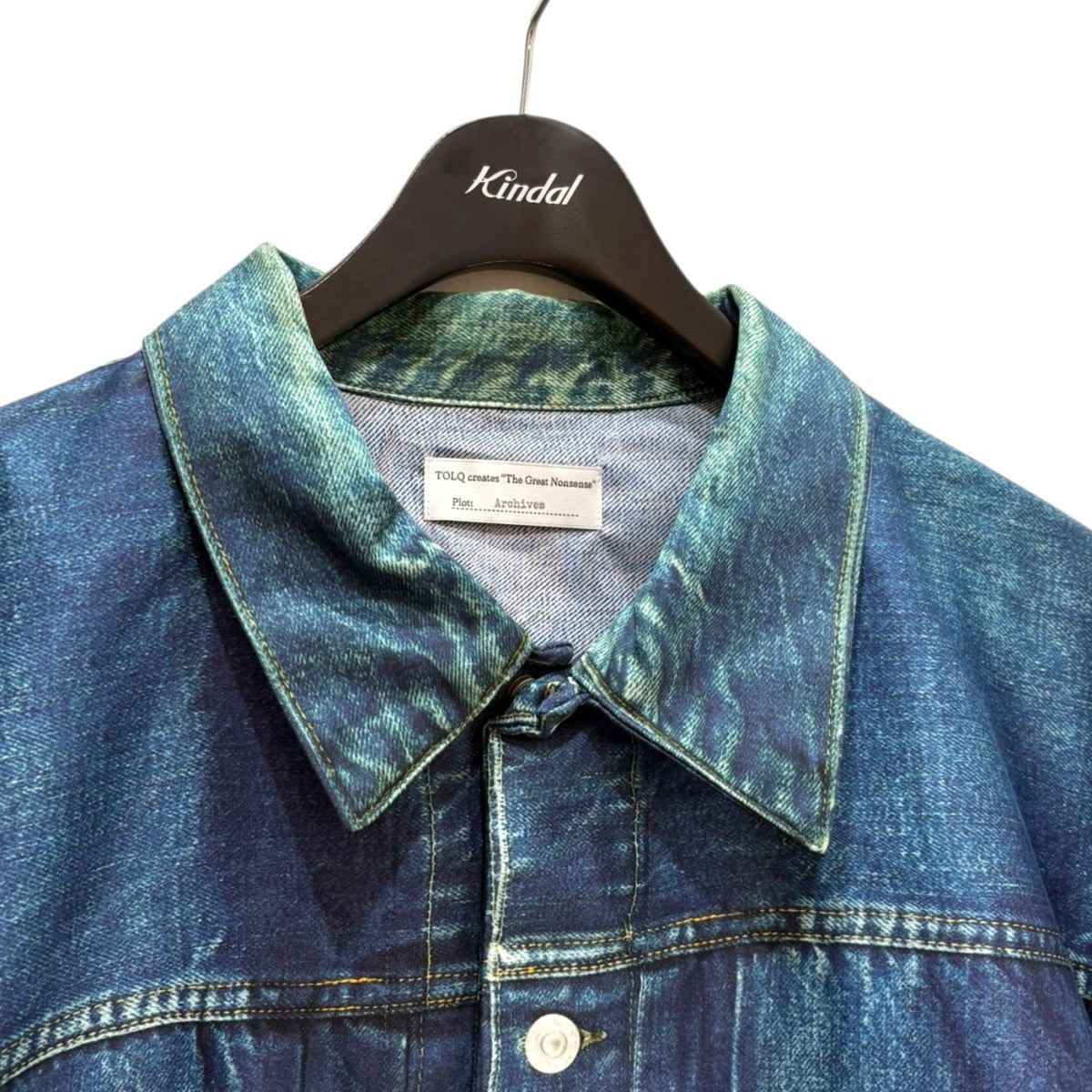 TOLQ×Yutaka．F 2ndタイプ 転写デニムジャケット TA-2004 TA-2004