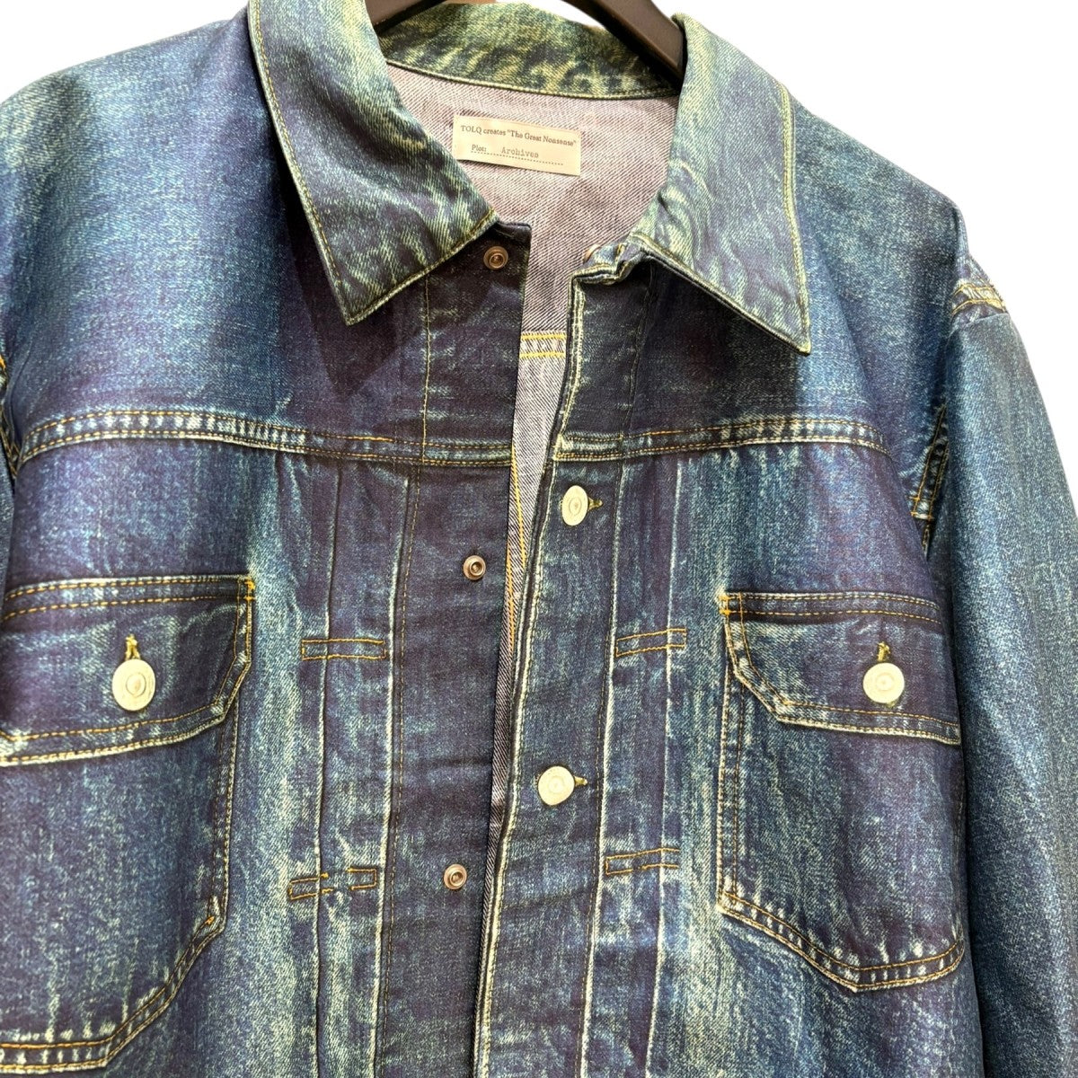 TOLQ×Yutaka．F 2ndタイプ 転写デニムジャケット TA-2004 TA-2004