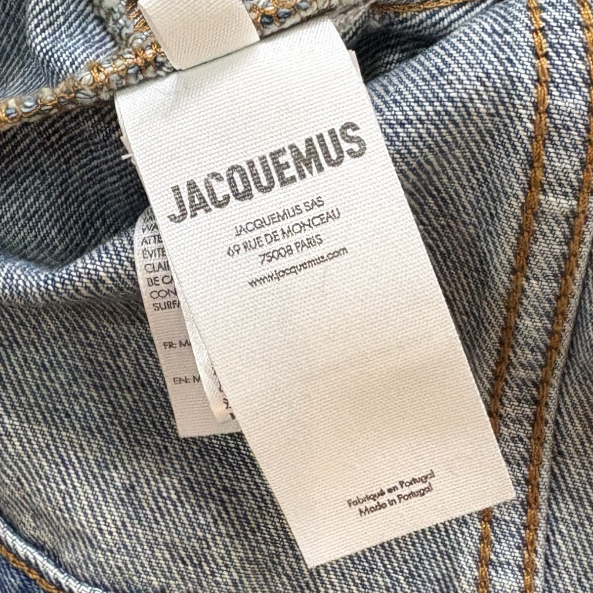 JACQUEMUS De-Nimes デニムジャケット241DE036-1513 古着・中古-8枚目のアイテム画像