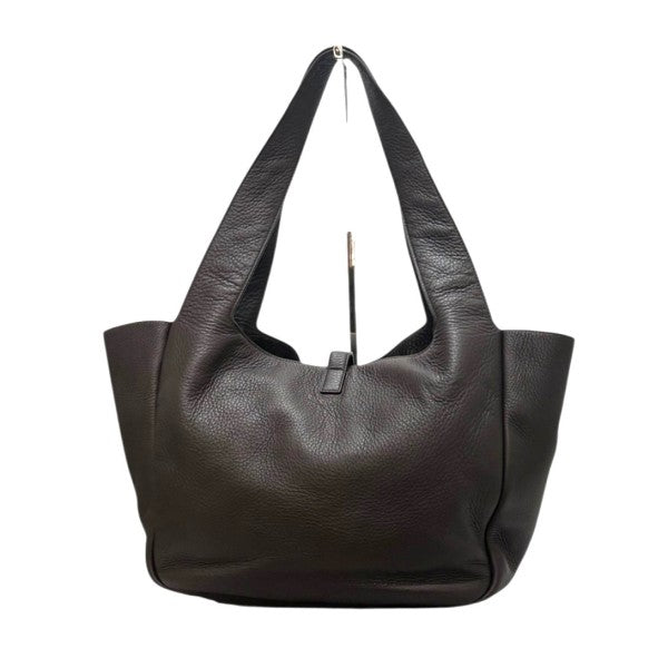 SAINT LAURENT ダークグレー トートバッグ SAINT LAURENT サンローラン YSL ショッピングトートバッグ 600281